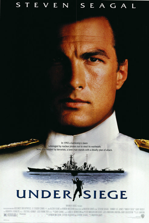 under siege 1992 one sheet poster rolled double sided